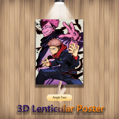 Gojo Itadori Yuji/Fushiguro/Nanami 3D Lenticular Poster