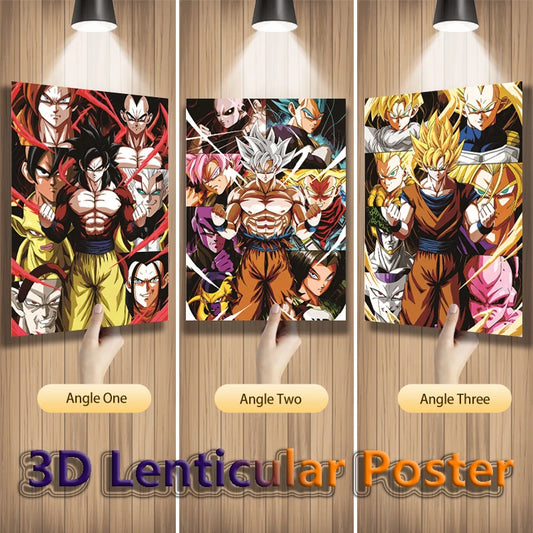 Dragon Ball Anime 3D Lenticular Poster Goku